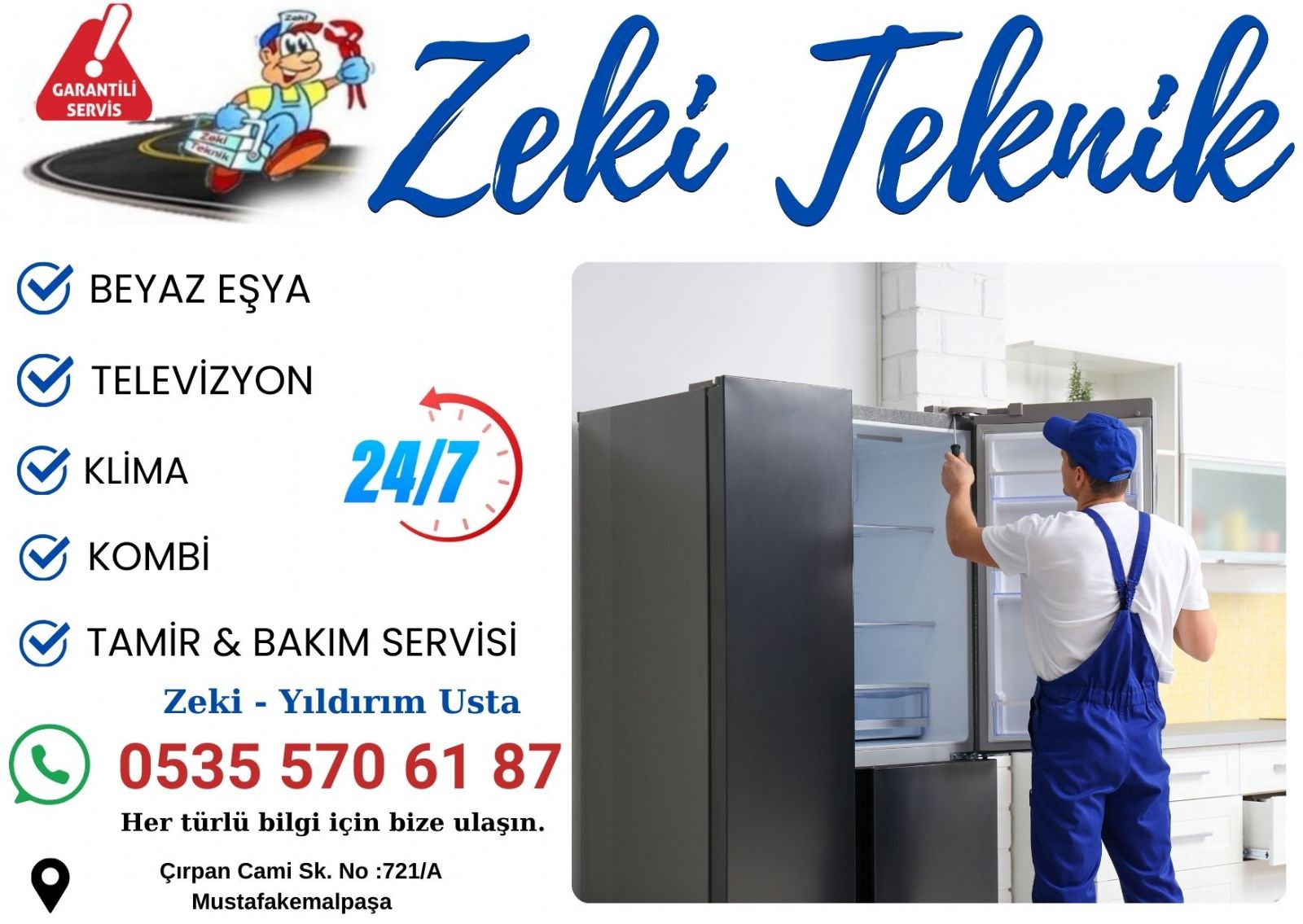 Mustafa Kemalpaşa Buzdolabı Servisi